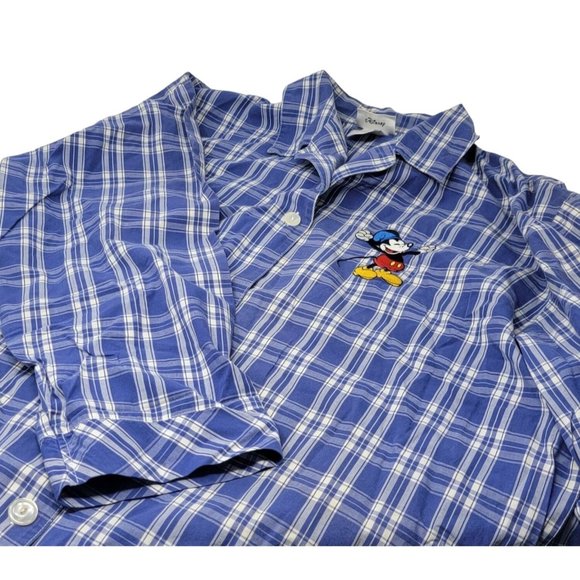 Vintage‎ Walt Disney World Embroidered Night Shirt Long Nightgown Women's L/XL - Picture 1 of 5